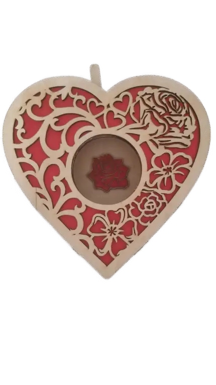 Iris eye Heart Shape gift Box