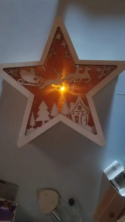 3D Christmas Star