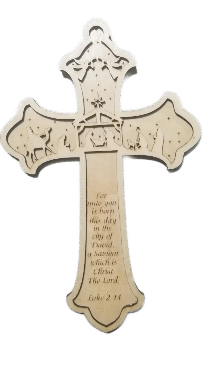 Cross Jesus and the 3 Apostles